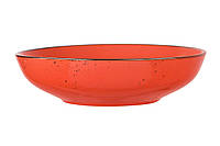 Тарелка суповая Ardesto Bagheria, 20 см, Warm apricot, керамика