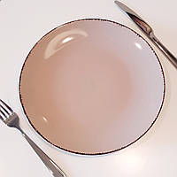 Тарелка обеденная подставное Пудра 26см | розовый