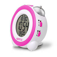 Електронний настільний будильник GOTIE GBE-200F зі світлодіодним дисплеєм