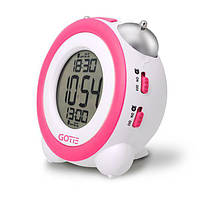 Електронний настільний будильник GOTIE GBE-200R зі світлодіодним дисплеєм