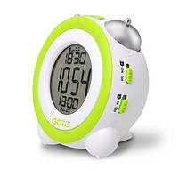 Електронний настільний будильник GOTIE GBE-200Z зі світлодіодним дисплеєм