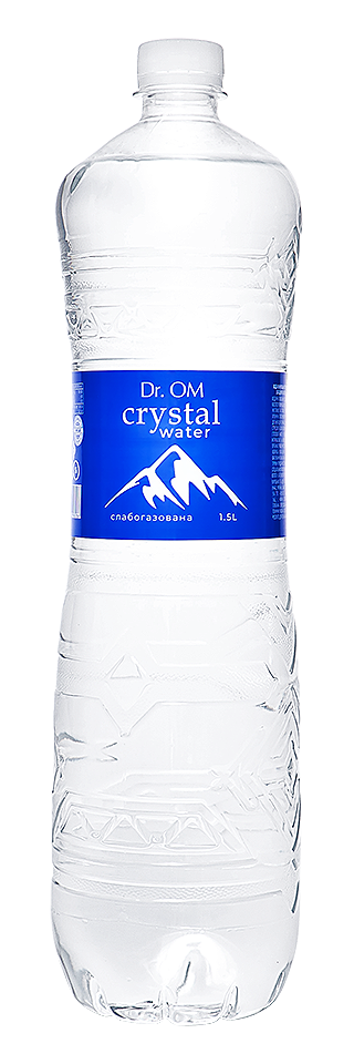 Кремнієва Вода слабогазована Dr.OM Crystal, 1.5 мл