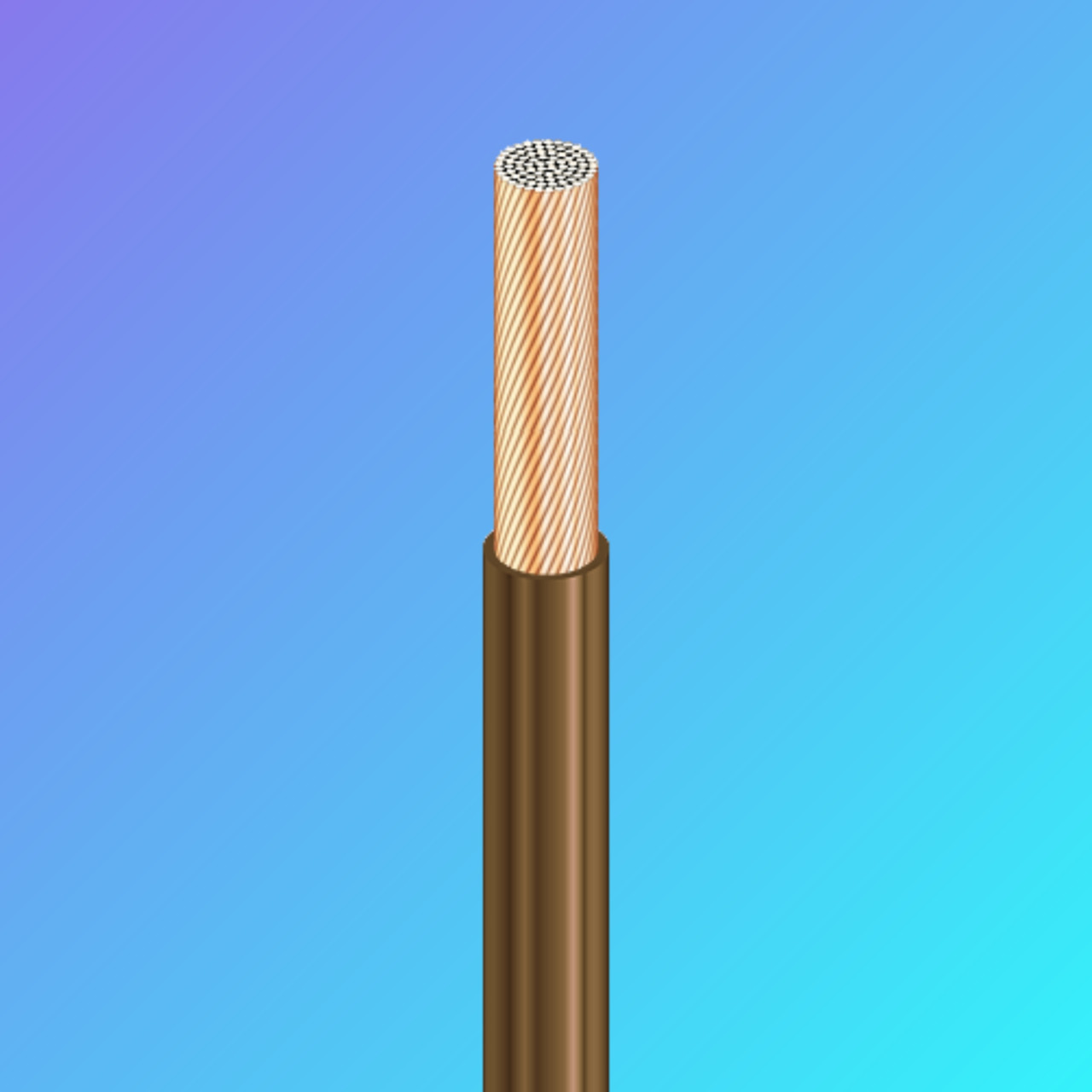 ПВ 3 1х185 Провід установлювальний ПВ 3 1*185 Дріт мідний Кабель мідний, фото 1