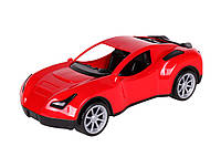 Дитяча пластикова машина для хлопчика Спортивний автомобіль ТехноК іграшкова машинка для дитини червона