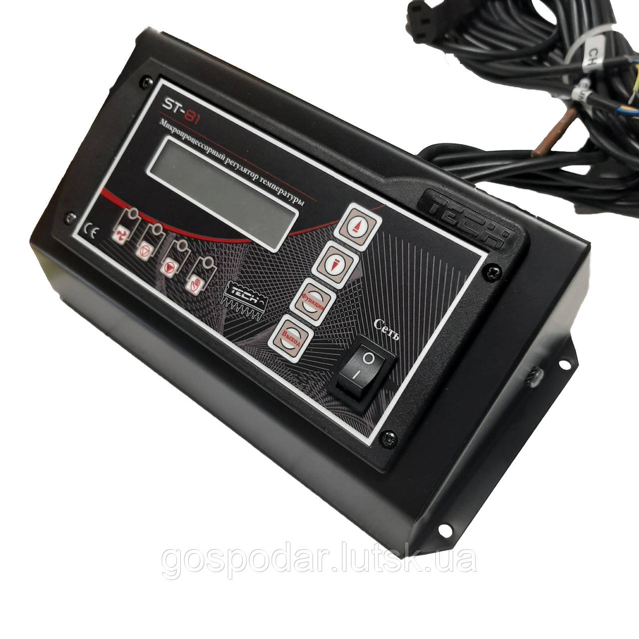 Блок автоматики для твердопаливних котлів Tech ST-81 (на два циркуляционныых насоса), фото 1