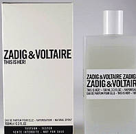 Оригинал Zadig & Voltaire This is her 100 мл ТЕСТЕР ( Задиг волтари ис хер ) парфюмированная вода