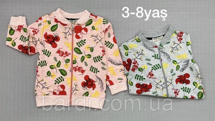 Кофта для дівчинки 3-8