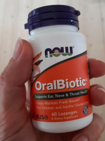 Пробіотики (репетував) NOW OralBiotic 60 таблеток