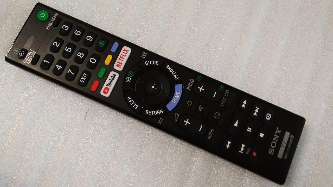 Оригінальний пульт дистанційного керування Sony RMT-TX300Е (Б/В) від телевізора Sony KD-43XF7005, KD-43XE7077