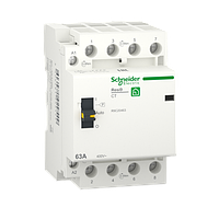 КОНТАКТОР RESI9 3P+N 63A 4NO ~230В/50Гц Schneider Electric, модульный R9C20463, магнитный пускатель, Шнайдер