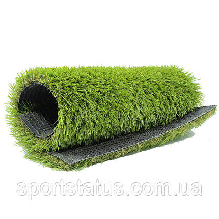 Штучна трава ecoGrass U 40 мм штучний газон PREMIUM, фото 1