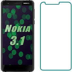 Захисне скло Nokia 3.1 (Прозоре 2.5 D 9H) (Нокиа 3.1)