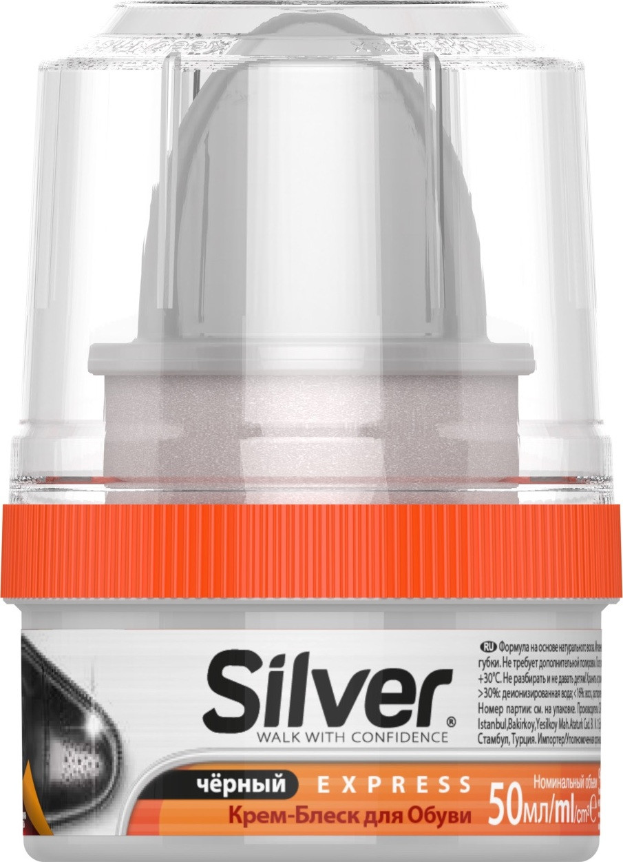 Крем-блеск для обуви Silver "Черный" (50мл.) от интернет-магазина ...