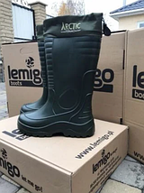 Чоботи для риболовлі та полювання Lemigo Arctic Termo 875 EVA -50°C зелені демісезонні польські, фото 4