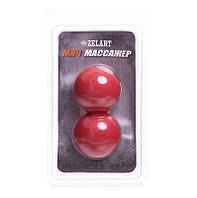 Массажер для спины DuoBall MASSAGE BALL Zelart FI-8234 Красный