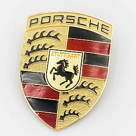 Емблема PORSHE (Порше) 6.8x5.1cm