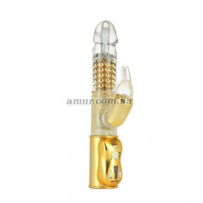Вібратор-кролик Dorcel Orgasmic Rabbit Gold з перловим масажем