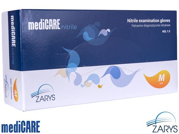 Нітрилові рукавички - непудровані, mediCARE., фото 1