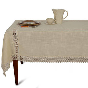 Скатертина Німеччина Villa Grazia Spitzenrand 160x220 см (2814-26130T)