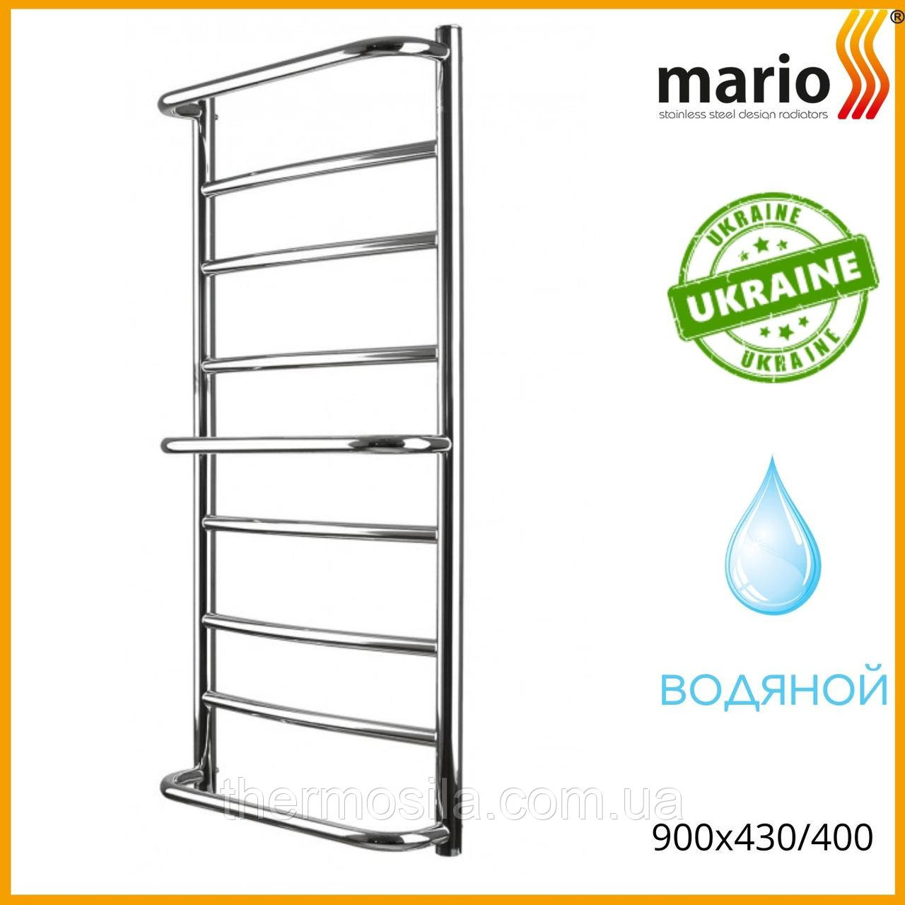 Рушникосушарка водяна Люкс 900х430/400 Mario, фото 1