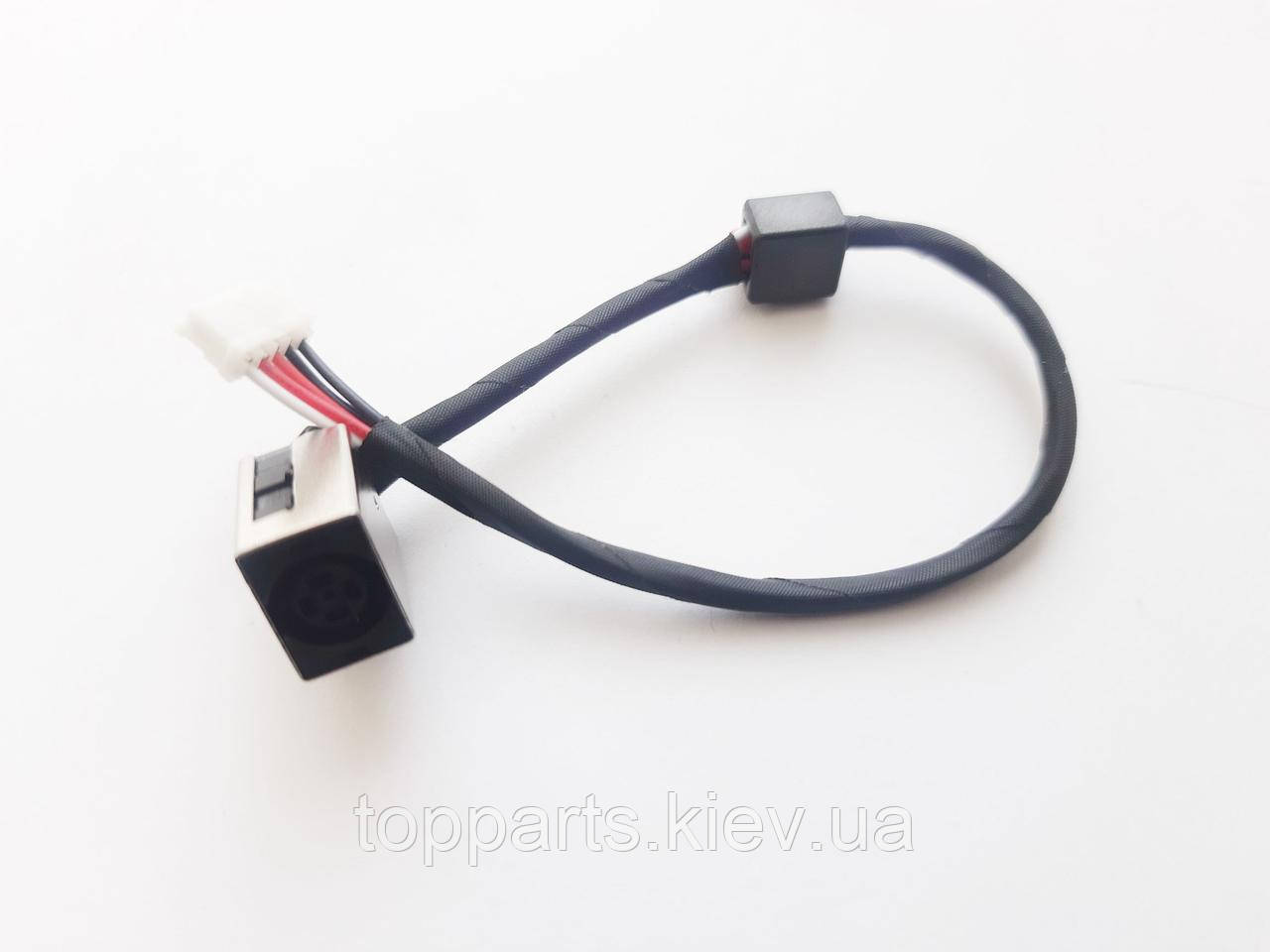 Роз'єм живлення з кабелем для Dell PJ801 (7.4mm x 5.0mm + center pin), 5-pin, 15 см
