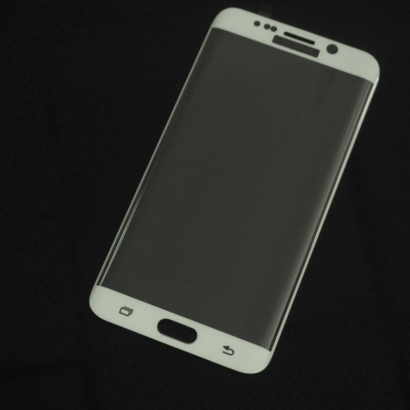 Захисне скло Samsung Galaxy S6 Edge Plus (Mocolo 0,21 мм) (Чорне, прозоре)