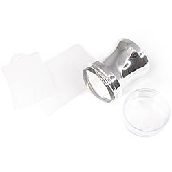 Друк для стемпінгу Global Fashion силікон, сріблястий