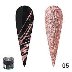 Гель павутинка Global Fashion Glitter Shiny, 5 гр, 05