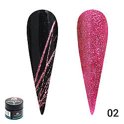 Гель павутинка Global Fashion Glitter Shiny, 5 гр, 02