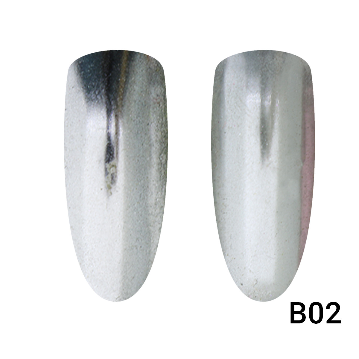 Втирання для нігтів Mirror Silver B02
