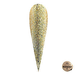 Гель-фарба з металевими пластівцями Global Fashion Spectrum 04, 5 г