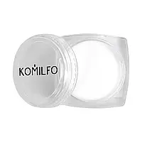 Komilfo акриловая пудра, прозрачная, для укрепления, 3 г