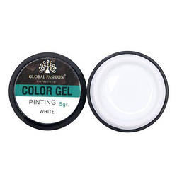 Color gel Global 5 мл білий, 1 шт.