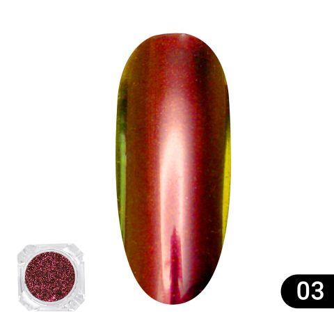 Втирання для нігтів Global Fashion, Chameleon powder Fine 03