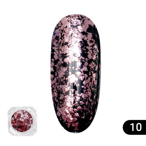 Втирання для нігтів Color Foil, Global Fashion 10