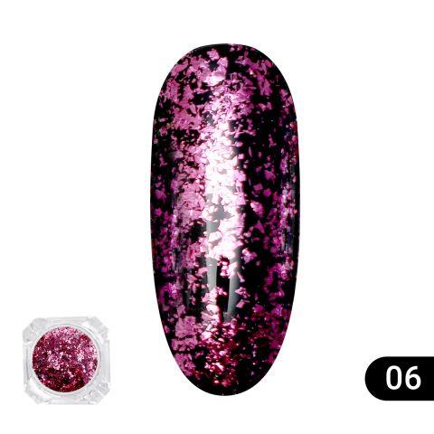 Втирання для нігтів Color Foil, Global Fashion 06