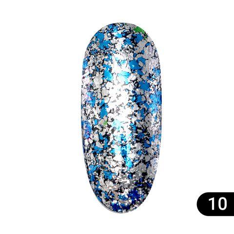 Втирання для нігтів Diamond Foil, Global Fashion 10