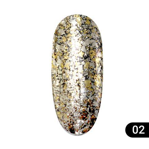 Втирання для нігтів Diamond Foil, Global Fashion 02