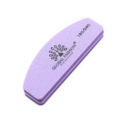 Баф для шліфування нігтів Global Fashion 180/240