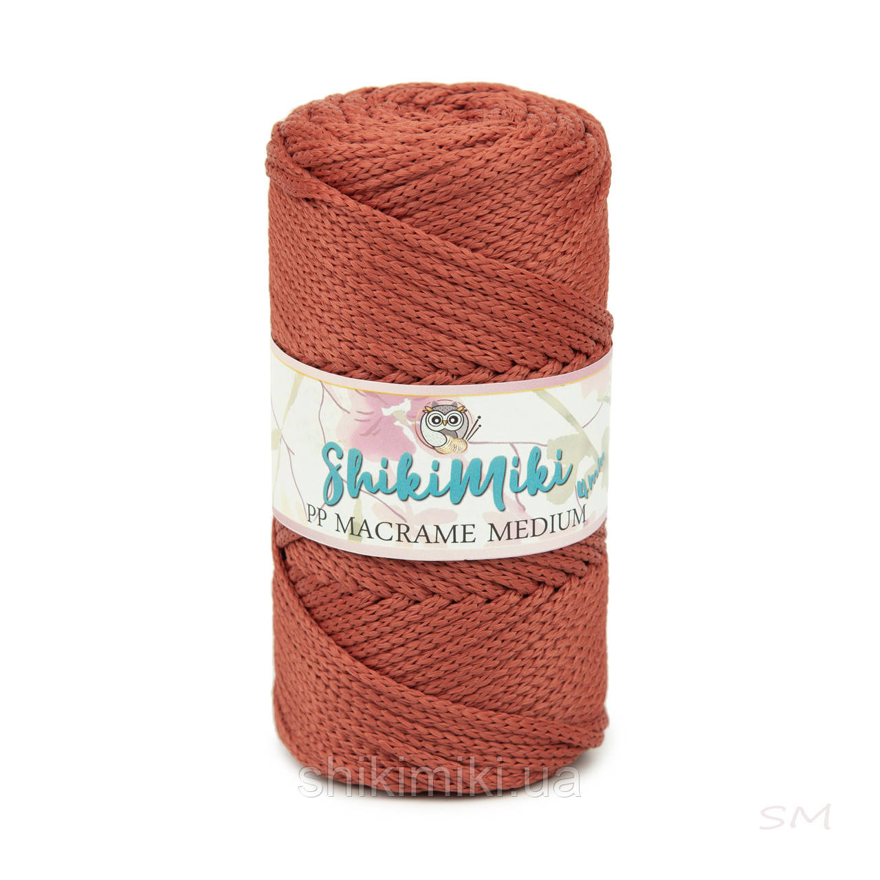 Трикотажний шнур PP Macrame Medium, колір Кармінний