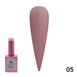 Каучукова база для гель-лаку френч Global Fashion Rubber Base Coat French, 15 мл 05