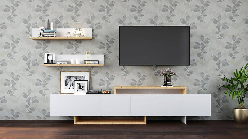 Меблі для вітальні  в сучасному стилі Орландо 1 Світ меблів, колір  дуб артезіан/білий, фото 2