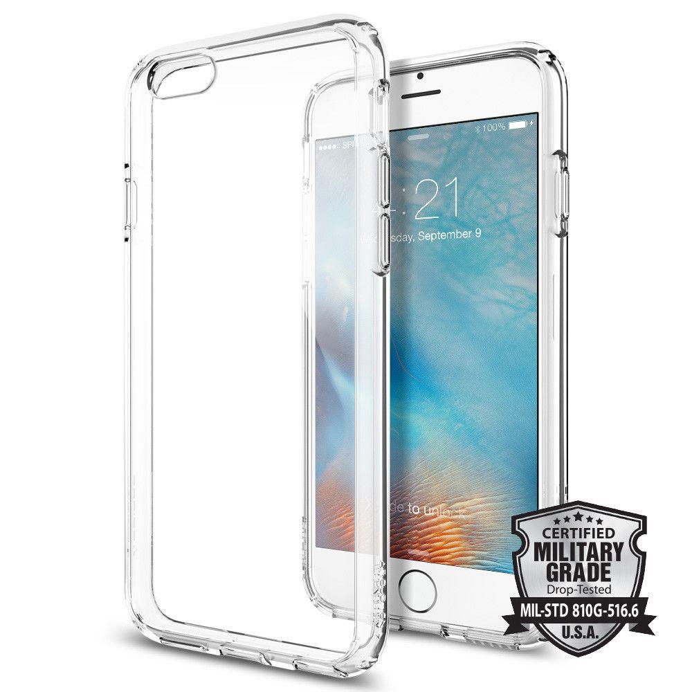 Чохол Spigen для iPhone 6S/6 — Ultra Hybrid, Crystal Clear (SGP11598)