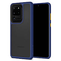 Чохол Spigen для Samsung Galaxy S20 Ultra — Ciel, Color Brick, Navy (ACS00727)