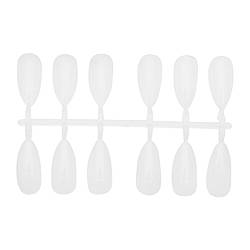 Палітра для фарб відривні, овальні, прозорі, 10 уп 12 шт