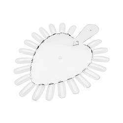 Палітра для фарб Серце (прозр.) 10 шт