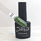 Гель лак для нігтів Sweet Nails оливково зелений №212 8мл, фото 4