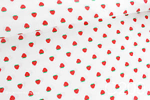 Тканина сатин Полуниця