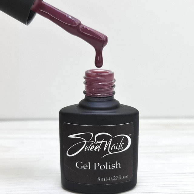 Гель лак для ногтей Sweet Nails феолетово бордовый