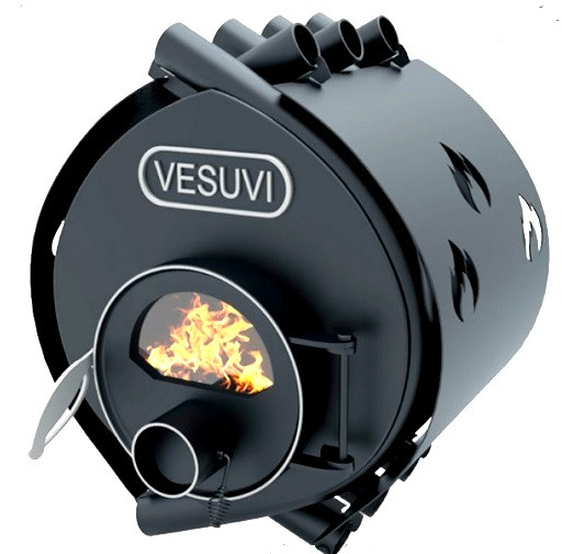 Піч Булерьян Vesuvi classic "01" зі склом та перфорацією, фото 1